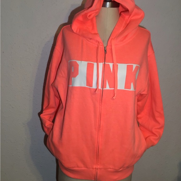 Pink Victoria’s Secret zip up hoodie jacket size XS - Picture 9 of 10